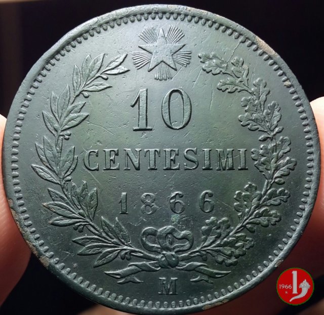 10 centesimi 1866 (Milano)