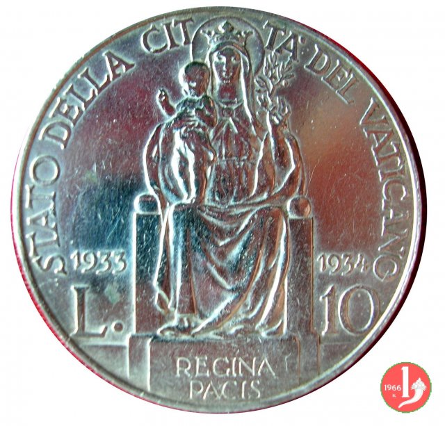 10 lire 1933-1934 (Roma)