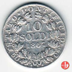 10 soldi - 50 centesimi 1867 (Roma)