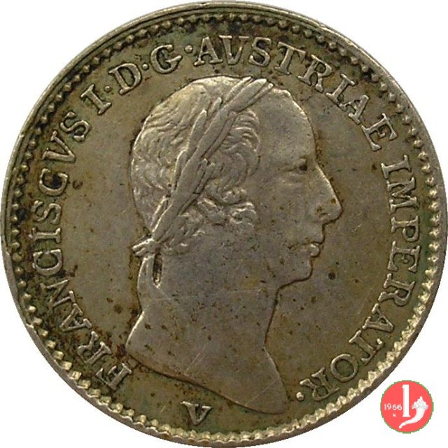 1/4 di lira 1824 (Venezia)