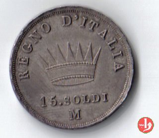 15 soldi 1814 (Milano)