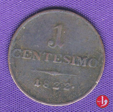 1 centesimo 1822 (Milano)