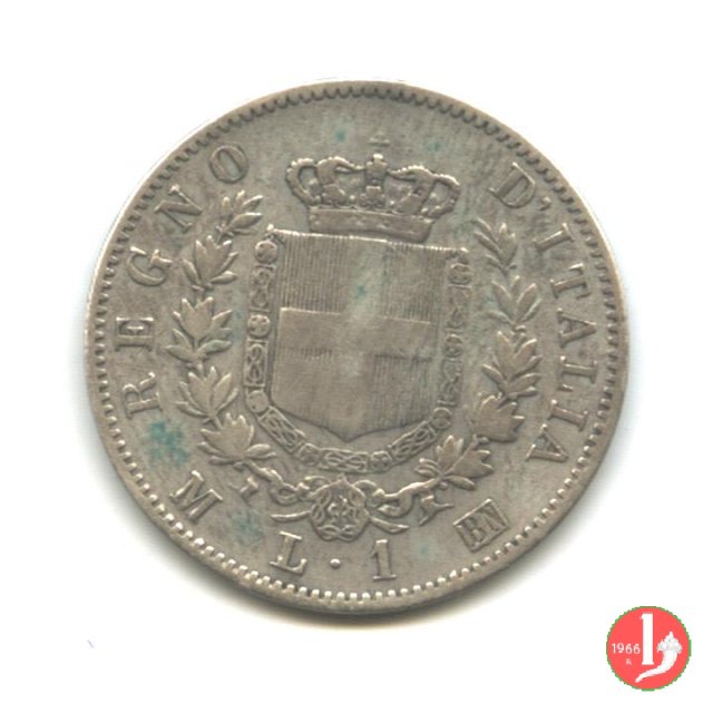 1 lira stemma 1863 (Milano)