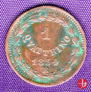 1 quattrino 1854 (Bologna)