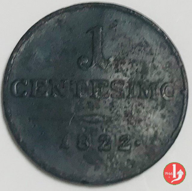 1 centesimo 1822 (Milano)