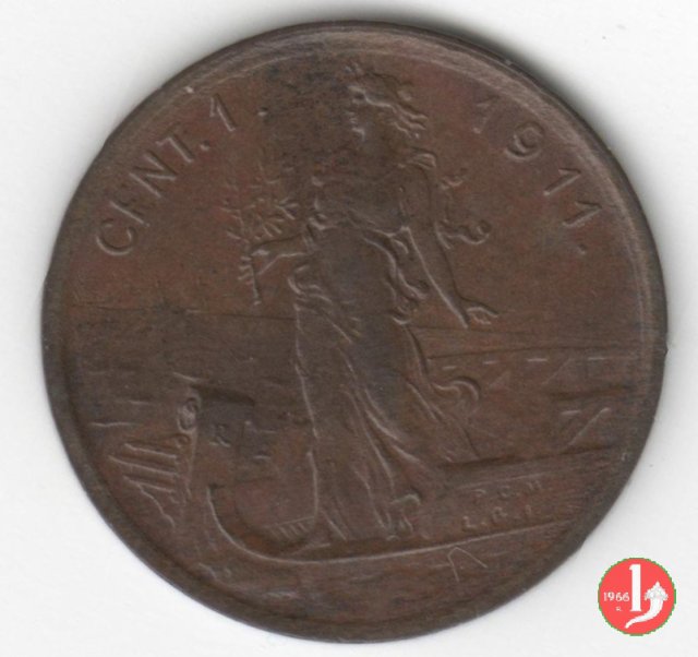 1 centesimo prora 1911 (Roma)