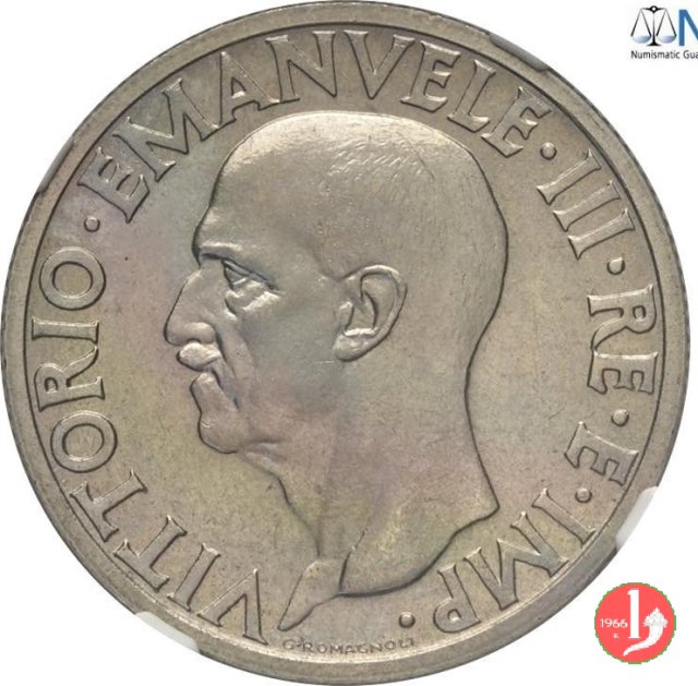 1 lira Impero 1937 (Roma)