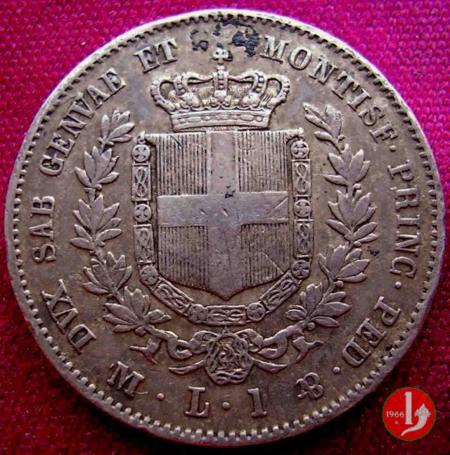 1 lira 1859 (Milano)