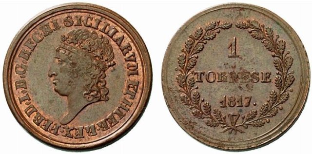 1 tornese 1817 (Napoli)