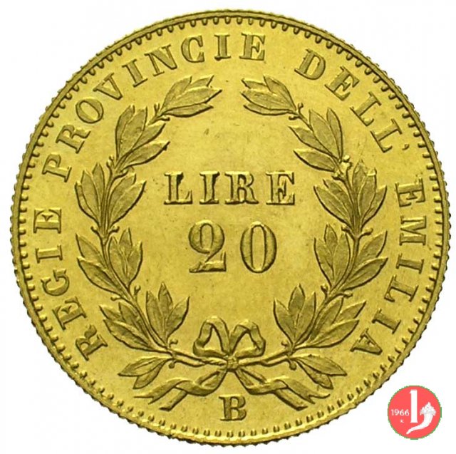 20 lire per Bologna 1860 (Bologna)