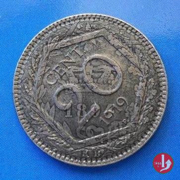 20 centesimi esagono 1919 (Roma)