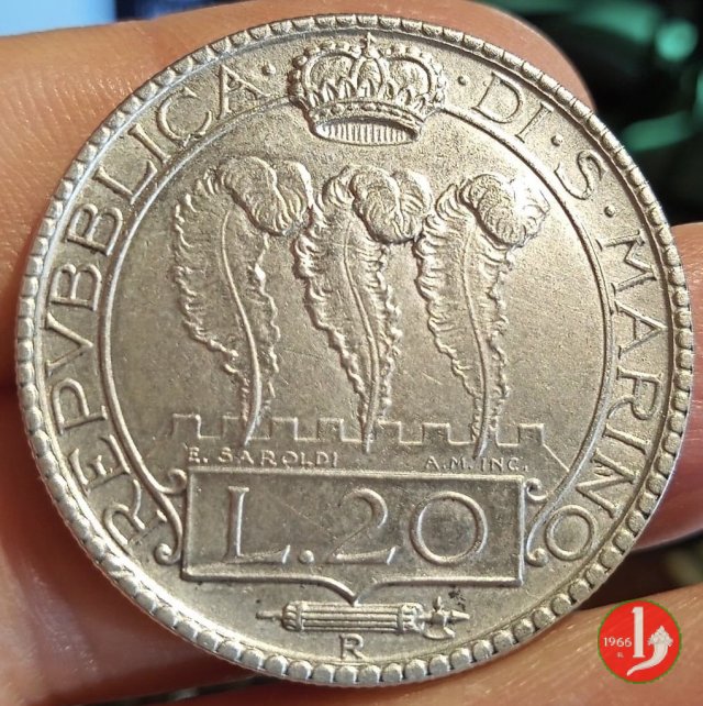 20 lire 1935