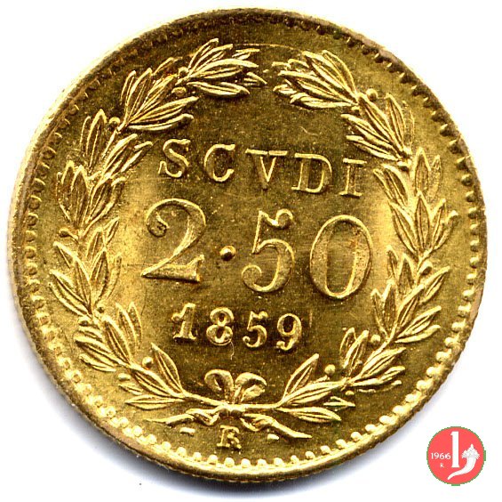 2,5 Scudi 1859 (Roma)