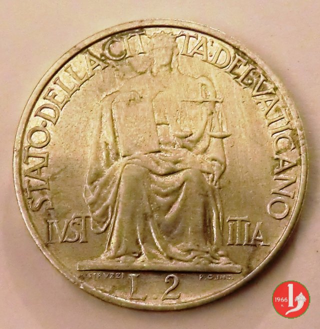 2 Lire III Tipo 1949 (Roma)