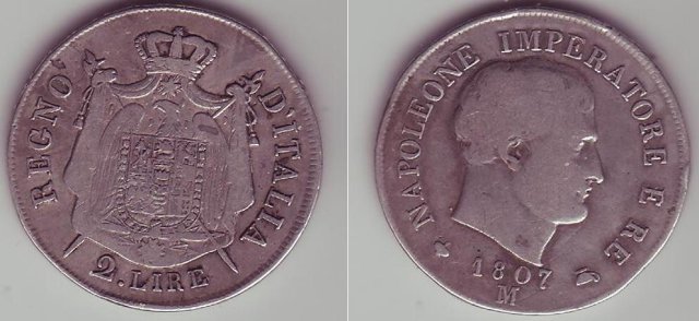 2 lire 1807 (Milano)