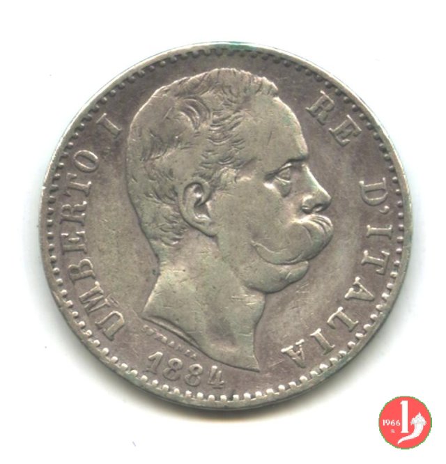 2 lire 1884 (Roma)