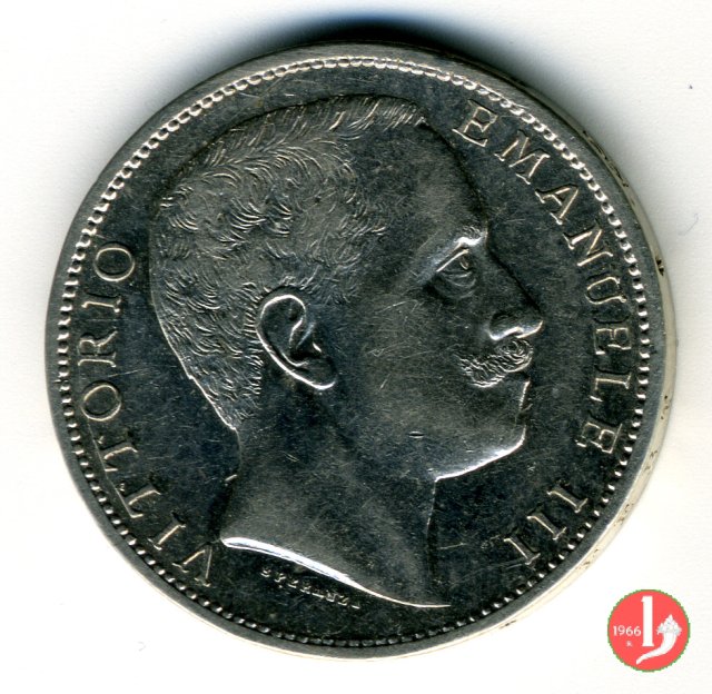 2 lire aquila sabauda 1905 (Roma)