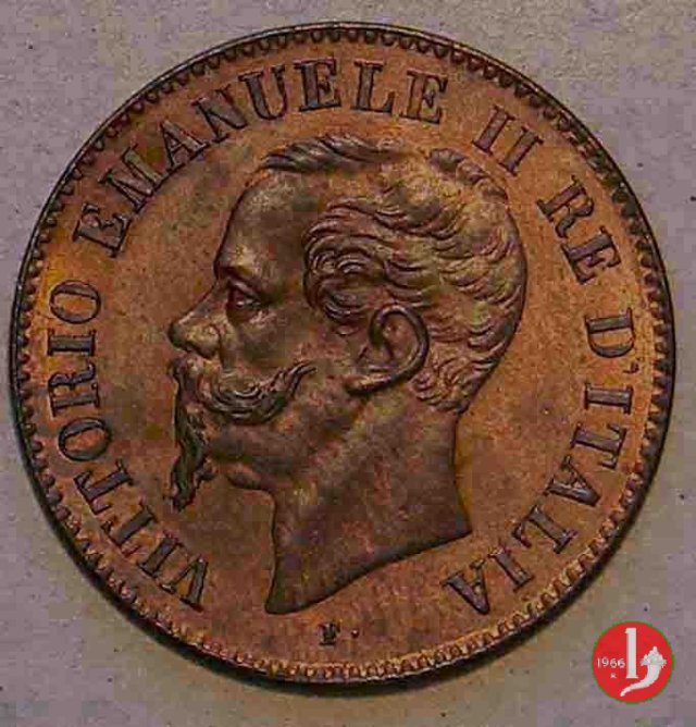 2 centesimi 1861 (Milano)