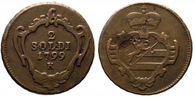 2 soldi 1799 (Kremnitz)