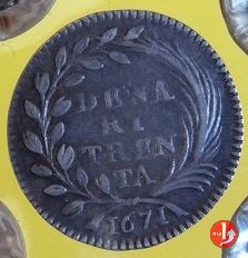 30 Denari 1671 (Genova)