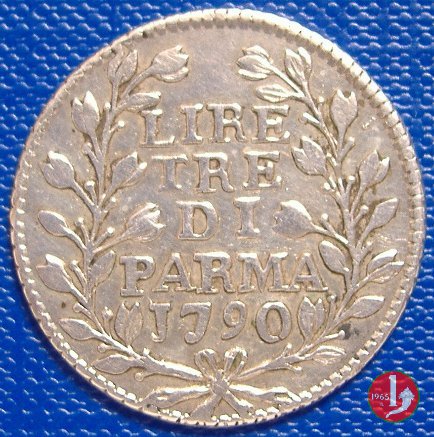 3 lire di Parma 1790 (Parma)