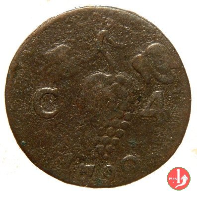 4 Cavalli con grappolo d'uva 1790 (Napoli)