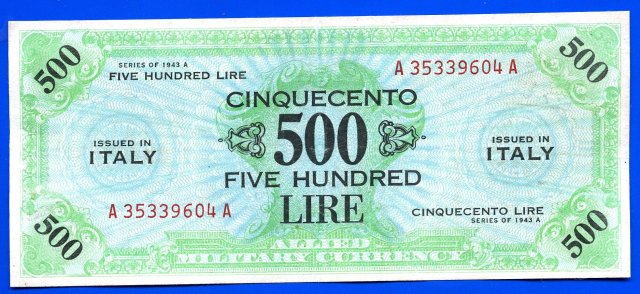 500 Lire 1943