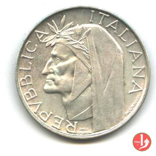 500 lire Dante 1965 (Roma)