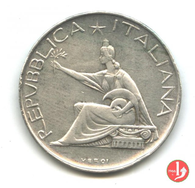 500 lire Quadriga triste 1961 (Roma)