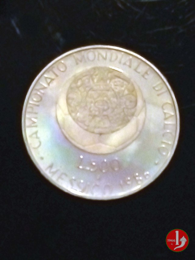 500 lire campionato mondiale di calcio Mexico `86 1986 (Roma)