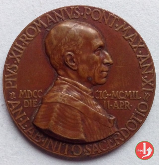 50° Ann. Ordinaz. Sacerdotale 36mm -CM69 1949
