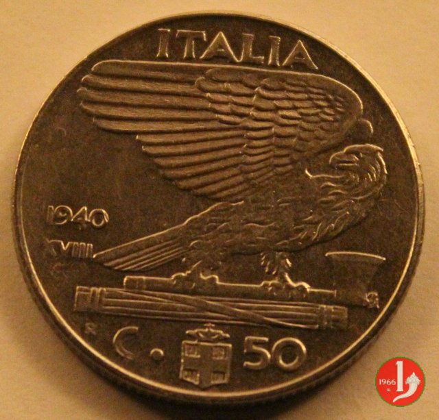 50 centesimi impero 1940 (Roma)