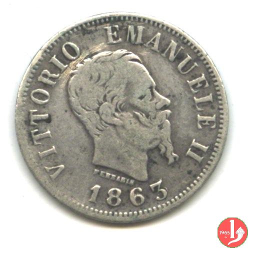 50 centesimi valore 1863 (Napoli)