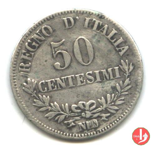 50 centesimi valore 1863 (Napoli)