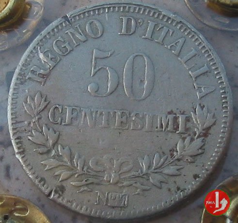 50 centesimi valore 1867 (Napoli)