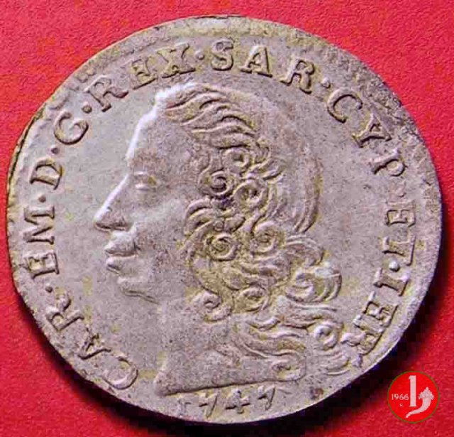 5 Soldi III tipo 1747 (Torino)