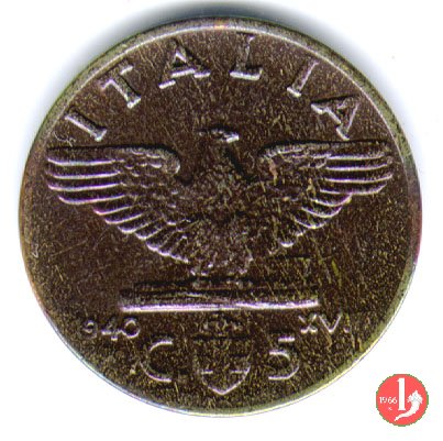 5 centesimi impero bronzital 1940 (Roma)