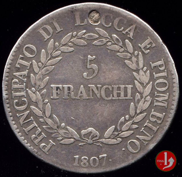 5 franchi 1807 (Firenze)