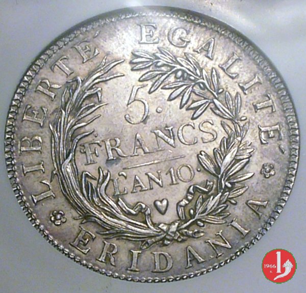 5 francs 1801-1802 (Torino)