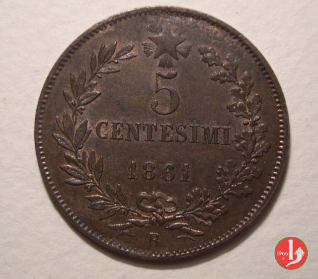 5 centesimi 1861 (Bologna)