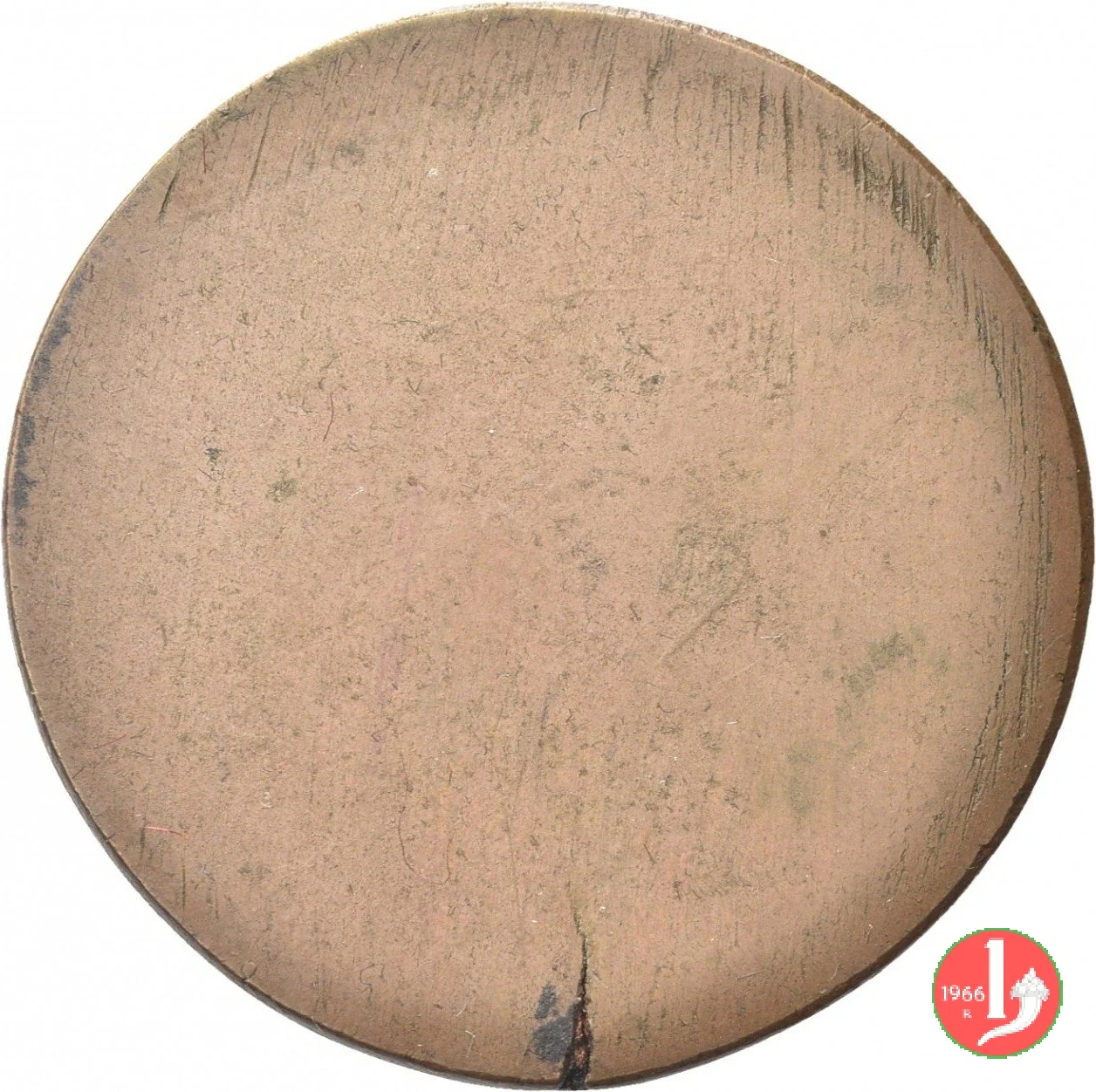 5 centesimi uniface 1861 (Milano)