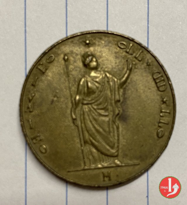 5 lire italiane 1848