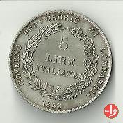 5 lire italiane 1848