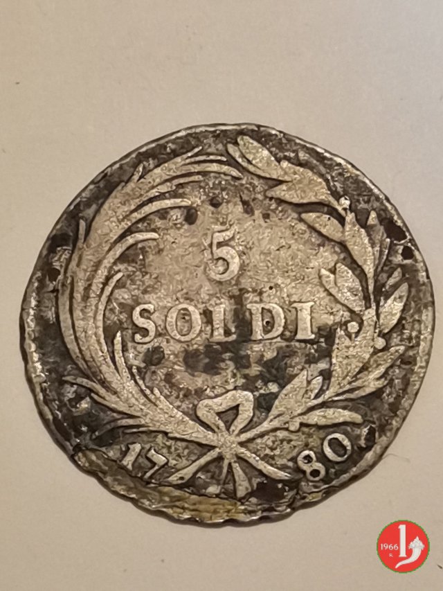 5 soldi 1780 (Milano)