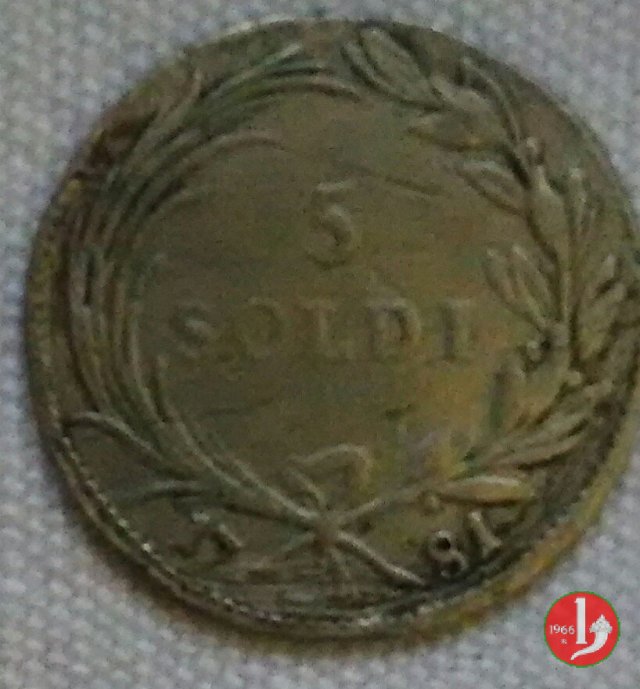 5 soldi 1781 (Milano)