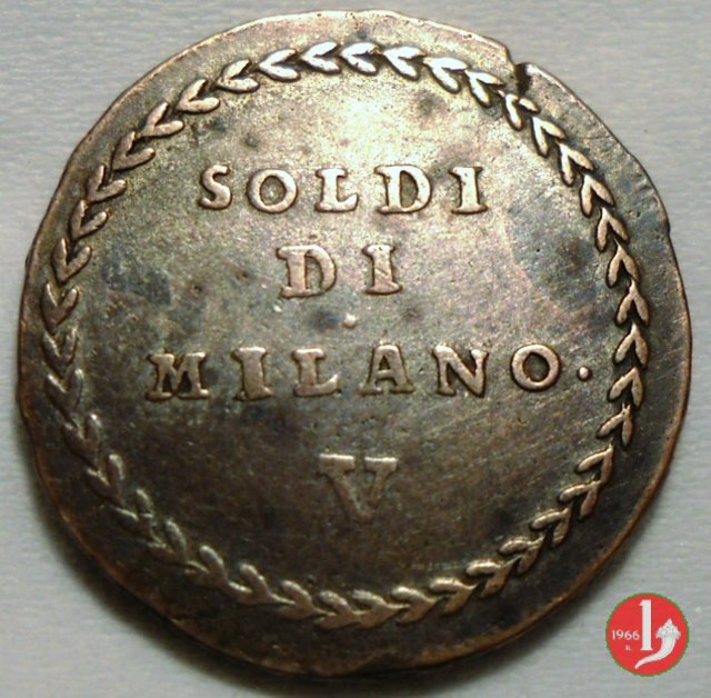 5 soldi 1799 (Mantova)