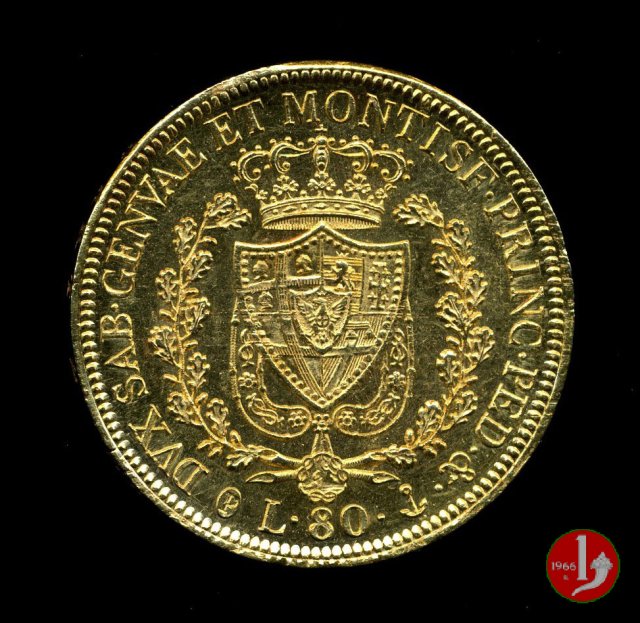 80 lire 1828 (Genova)