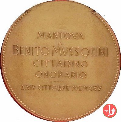 A B. Mussolini Mantova -C4 1925