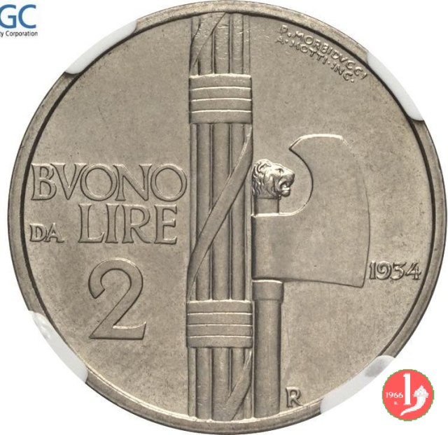 Buono da 2 lire 1934 (Roma)