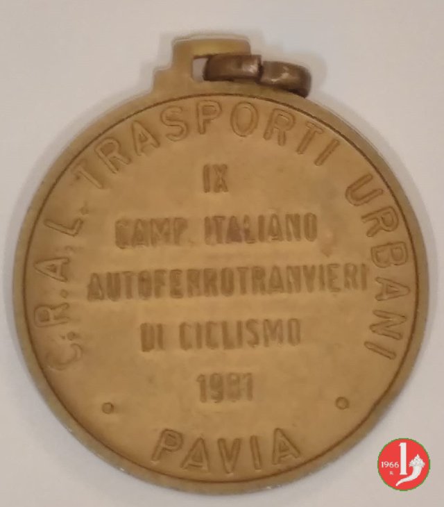 CRAL Trasporti Urbani Pavia 1981 1981